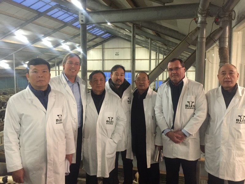 Chinese delegation impressed by high tech Bles Dairies Farm